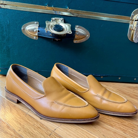 Everlane Tan Leather Loafers - Picture 6 of 10